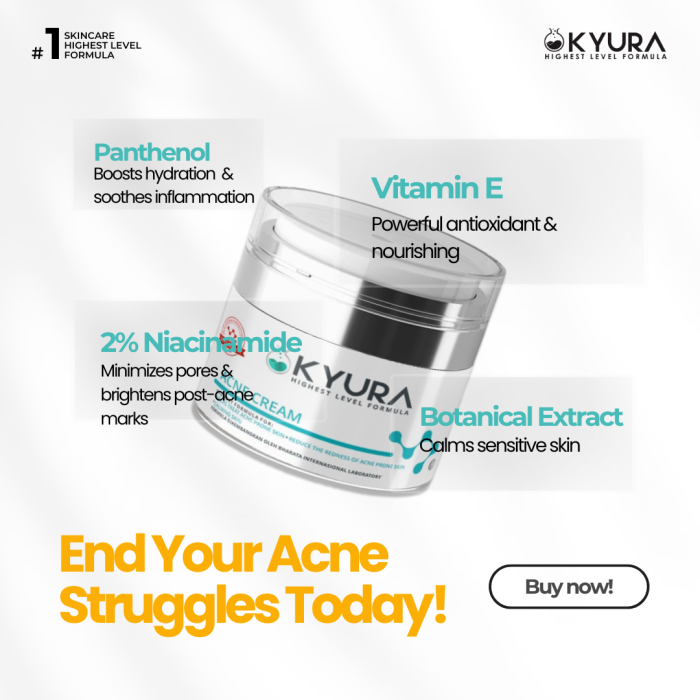 Acne Cream Ingredients
